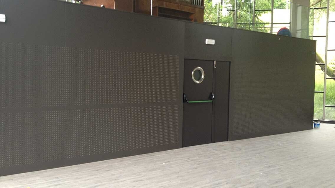 puerta insonorizada puerta para salidas de emergencia